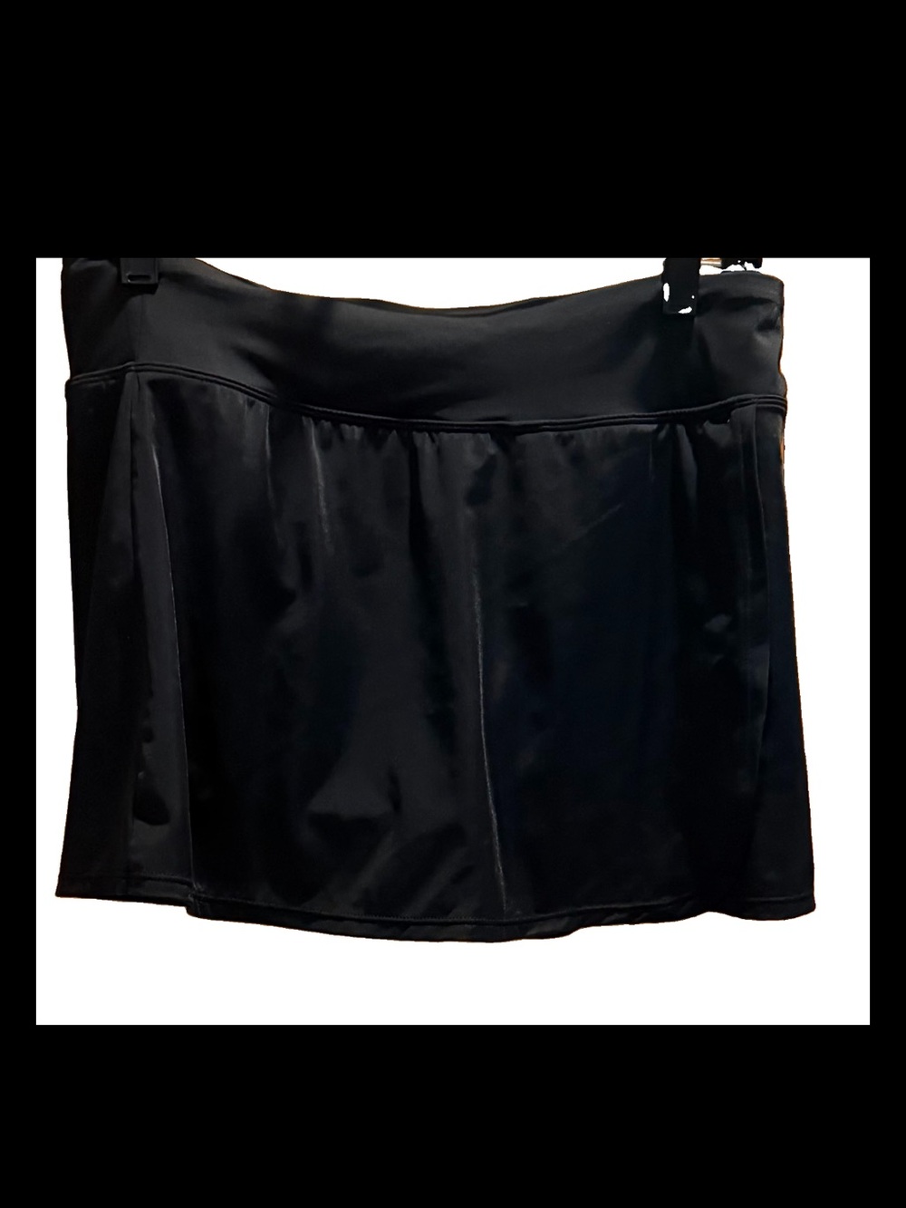 Cazimi Black Swim Skirt With Built In Brief Women’s Size Medium